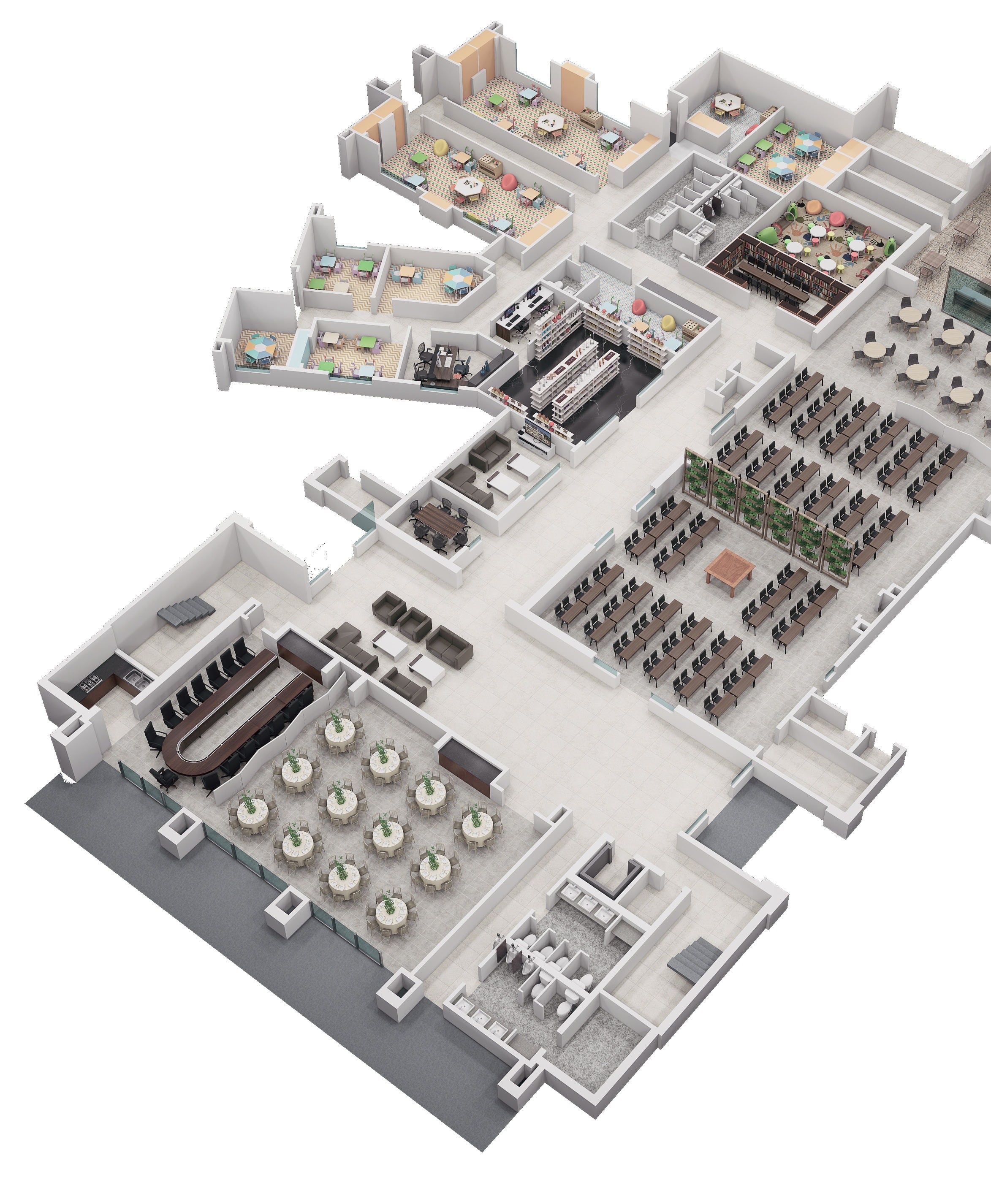 Community campus floor plan