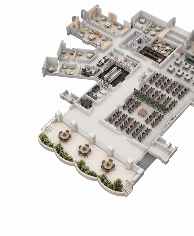 Community campus floor plan